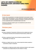 9th Grade – Freshman Parent Guide & Checklist (Spanish)