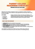 12th Grade – Senior Parent Guide & Checklist